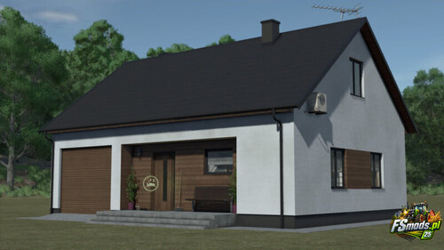 Zestaw dwóch nowoczesnych domków wiejskich v1.0.0.1